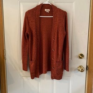 Burnt orange cardigan
